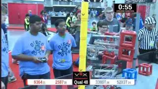 2015 VRC Engr Q48 - 9364 2587 vs 3388T 5203T - 68 to 75 - VEX Worlds 2015 - Engineering Division