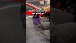 Is colored PPF worth it? #ppf #ppfprotection #carprotection #fyp #viral