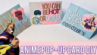 These Pop-Up Cards are PLUS ULTRA! | Anime Pop-up Card DIY