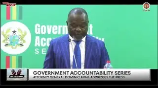 LIVE: Government Accountability Series | In Conversation with Hon. Dr. Dominic Ayine