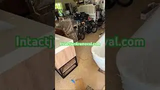 #demolition #junkremoval #trashforcash #trashremoval #backyard #dumptrailer #applianceremoval