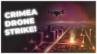 UKRAINIAN DRONE STRIKE CUTS POWER IN CRIMEA & IGNITES REFINERY!