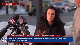 WATCH LIVE: Police giving update on deadly shooting at Rhode Island ice arena.