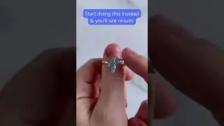 Anxiety rings for fidgeting and meditation - nail growing hack too? #shorts