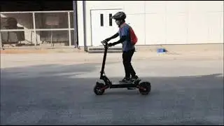 KUGOO F3 PLUS Bunny Hop Practice.