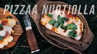 Retkiruokaa NUOTIOLLA: PIZZAA valurautapannulla!