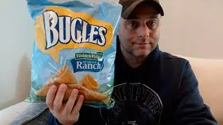 ASMR Eating Hidden Valley Ranch Bugles and Rambling