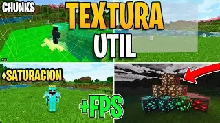 ✅La MEJOR TEXTURA &Uacute;TIL Para Minecraft Bedrock 1.21