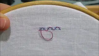 Punto filza doppio e varianti - Tutorial ricamo a mano     Double running stitch and variants