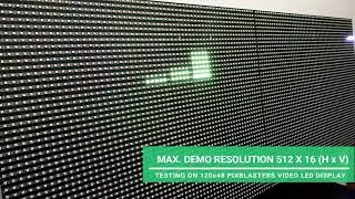 Pixblasters Open Source LED Display Windows Test