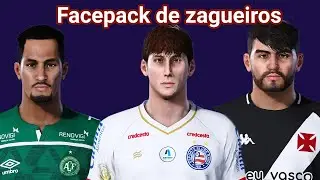 Facepack de zagueiros do brasileir&atilde;o s&eacute;rie A e B Pes 2021!Hiago, G.Conti e Ricardo Gra&ccedil;a!