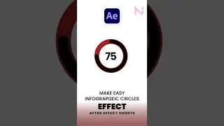 Effortless Infographic Circles: After Effects Tutorial #shorts
