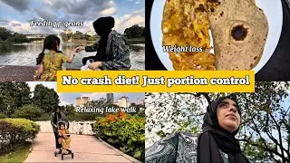 &ldquo;Weight Loss Without Dieting &mdash; Just Portion Control! | Lake Walk + Pigeon Feeding&rdquo;