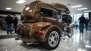 Официально представлен трехколесный кемпер Harley Davidson Camper Trike 2026 года! 🔥