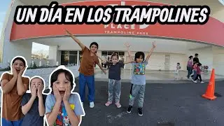 UN D&Iacute;A EN LOS TRAMPOLINES CON MIS PRIMOS 🥰😱