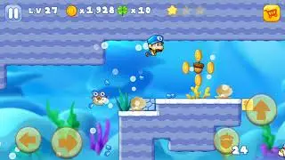 🟢Bobby's World🎮 level 27🎮Silent Walkthrough and Gameplay🎮 No comentary🎮Android 10 Google Pixel XL
