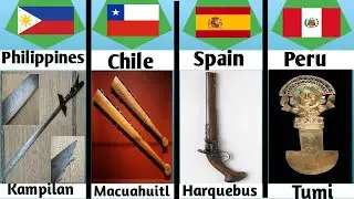 Comparison - Ancient Weapon From Different Countries. #ancientweapon #comparison #crackstudio.