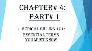 Basic Medical Billing Terms Explained Step-by-Step. Part 1.#medicalbilling #medicalbillingandcoding