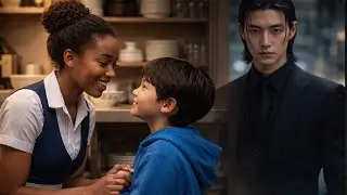 “Marry Me,” Little Boy Jokes… Black Waitress Laughs, Unaware His Father Is a Korean Billionaire