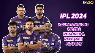 KKR released player 2024 | KKR retained and release players 2024 | KKR squad 2024