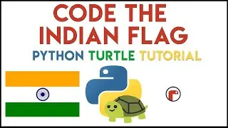 How to create Indian flag using turtle in python | #kamaal_ki_class