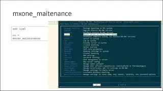 Restore MX-ONE from backup