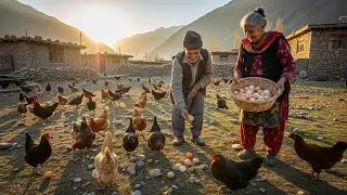 Backyard Chicken Farming in Gilgit Baltistan | Desi Murghi Palna GB
