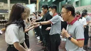 ภาพบรรยากาศ งานปฐมนิเทศนิสิตใหม่ คณะวิศวกรรมศาสตร์ มก. ปีการศึกษา 2567