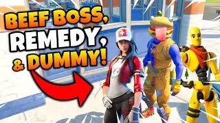 Fortnite BEEF BOSS, REMEDY, and DUMMY Locations! Talk with NPCs Predator Challenge Guide