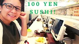 A VERY CHEAP SUSHI RESTAURANT! ONLY 100 YEN! Simple life of a Filipino English Teacher in Japan.