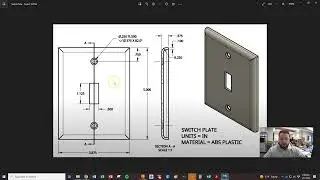Learn Fusion 360 - Project 16 - Switch Plate - Tutorial