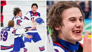 Jack Hughes lost teeth from a high-stick to the mouth before his Olympic gold-winning goal