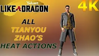 Yakuza: Like A Dragon - All Tianyou Zhao's Heat Actions {English Voices} (PS5)