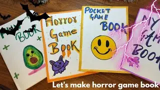 Let's make horror game book 📚 | Jolly Jellyfish | #trendingvideo #likeforlikes #explorepage #horror 