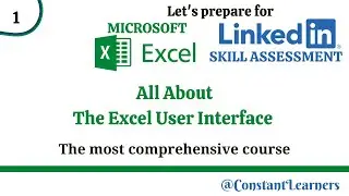 1. MS Excel User Interface | Excel LinkedIn Skill Assessment