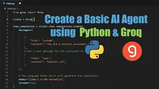 Build an AI Agent with Python & Groq | Create AI Agent using Python & Groq