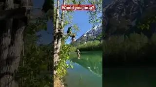 Summer in Alaska! #adventure #outdoors #outdoors #swim #summer #jump #adrenaline #gravity #alaska