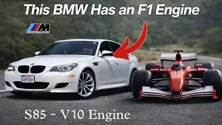 BMW Made a Road Car with F1 Technology &mdash; And Never Did It Again 😱 (The S85 V10) #bmw #m5e60 #f1 #car