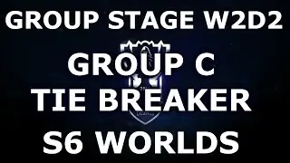 Group C Tie Breaker - Worlds 2016 W2D2 | LoL S6 World Championship Week 2 Day 2