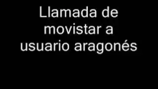 Llamada de movistar a usuario aragonés