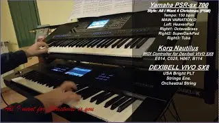 Christmas Mix - my best Christmas instrumental music - Yamaha PSR-sx 700, Korg Nautilus, Dexibell