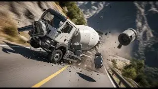 Full Throttle Downhill Crash – These Cars Had No Way to Survive | BeamNG.drive