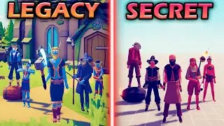 LEGACY TEAM vs SECRET TEAM - Totally Accurate Battle Simulator | TABS