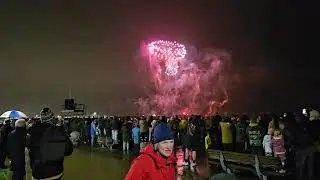 fireworks display new years eve Dun Laoghaire