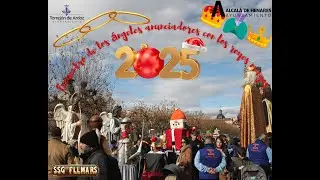 Encuentro de los gigantes de los Angeles anunciadores y los reyes magos de Alcalá y torrejón 2025