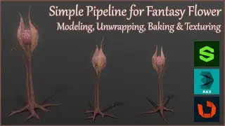 Lowpoly Flower Workflow in 3ds Max Made Easy for Beginners!