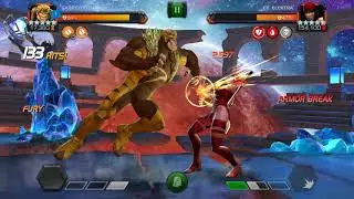 MCOC LOL Sabretooth Maxed 5/65 vs EX Electra
