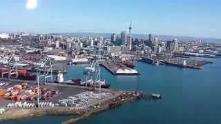 Inflight Helicopter Ride Over Auckland NZ