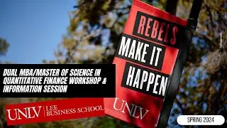 Information Session: Dual MBA and Master of Quantitative Finance
