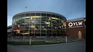 Landing,Take Off and Tour of Kelowna International Airport